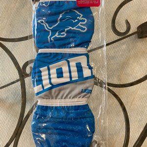 Face Masks, Detroit Lions (NWT)